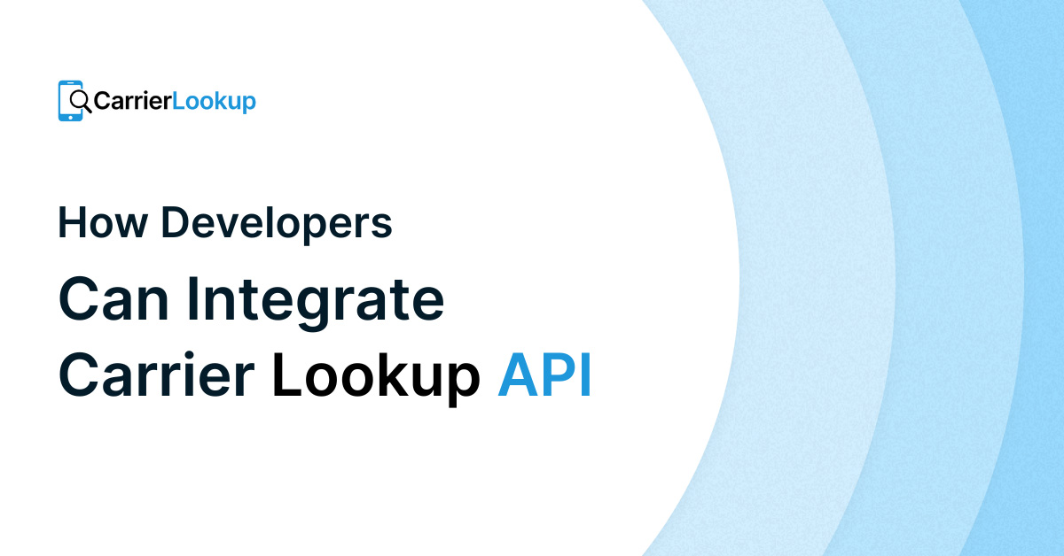 How to Integrate the Carrier Lookup API: A Step-by-Step Guide for Developers